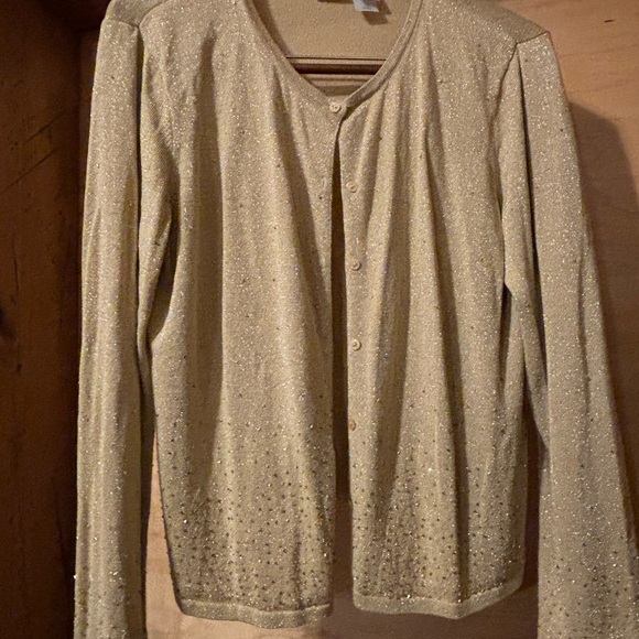 Emma James Shimmering Gold Blouse - Picture 1 of 14